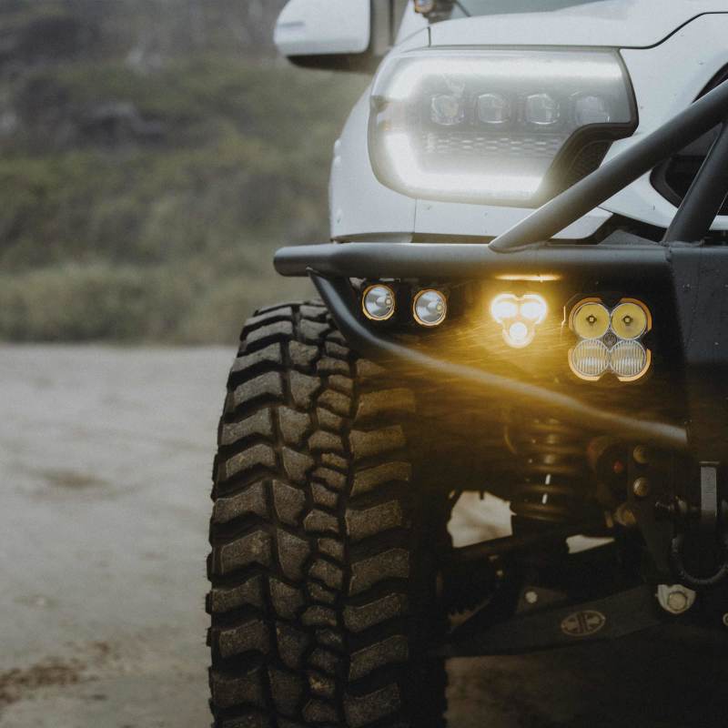 KC HiLiTES Flex ERA 3 Dual Mode SAE Fog Lights - 2-Light Master Kit for Toyota Aftermarket Bumper - Mammoth Racing -