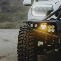 KC HiLiTES Flex ERA 3 Dual Mode SAE Fog Lights - 2-Light Master Kit for Toyota Aftermarket Bumper - Mammoth Racing -