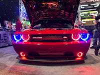 Oracle 08-14 Dodge Challenger Dynamic Surface Mount Headlight Halo Kit - ColorSHIFT - Dynamic - Mammoth Racing -