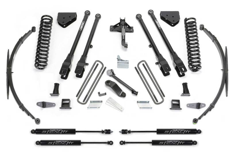 Fabtech 08-16 Ford F250/350 4WD 8in 4Link Sys w/Coils & Rr Lf Sprngs & Stealth - Mammoth Racing -