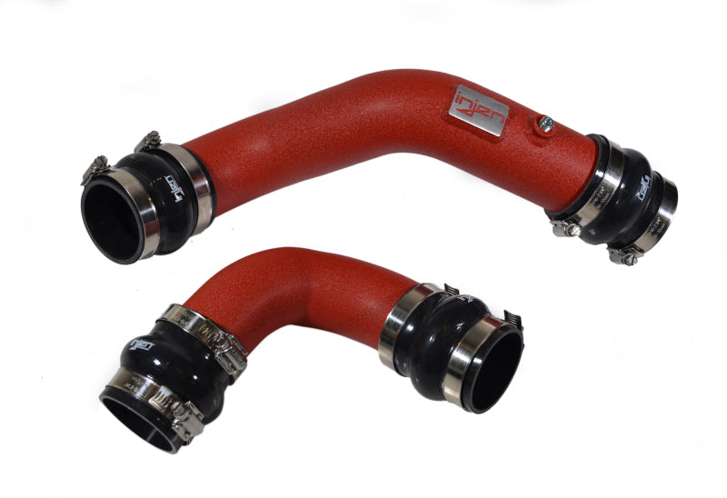 Injen 17-19 Honda Civic Type-R Aluminum Intercooler Piping Kit - Wrinkle Red - Mammoth Racing -