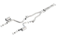 Borla 15-16 Dodge Charger Hellcat 6.2L V8 ATAK Catback Exhaust w/ Valves No Tips Factory Valance - Mammoth Racing -