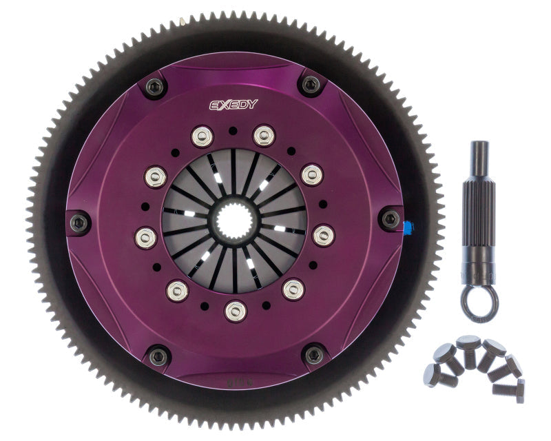 Exedy 1986-1989 Mazda Rx-7 R2 Hyper Triple Cerametallic Clutch Rigid Disc Push Type Cover - Mammoth Racing -