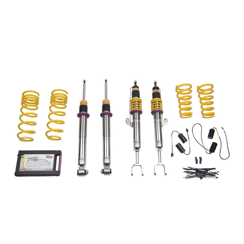 KW Coilover Kit V3 13+ MBW M5 F10 (5L) Sedan (inc EDC Delete Unit) - Mammoth Racing -