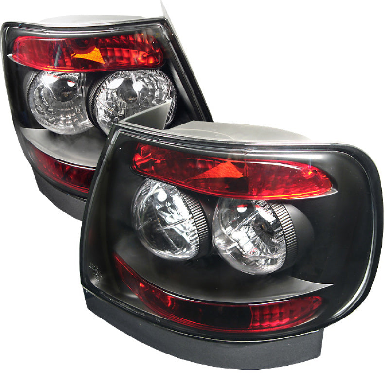 Spyder Audi A4 96-01 Euro Style Tail Lights Black ALT-YD-AA496-BK - Mammoth Racing -