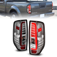 ANZO 2005-2021 Nissan Frontier LED Taillights Chrome Housing/Clear Lens - Mammoth Racing -