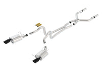 Borla 13-14 Mustang GT/Boss 302 5.0L V8 RWD Single Split Rear Exit ATAK Black Chrome CB Exhaust - My Store