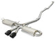 aFe Takeda 3in 304 SS Cat-Back Exhaust w/ Dual Center Black Tips 17+ Honda Civic Si (2dr) I4 1.5L - Mammoth Racing -