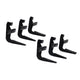 Westin 2015-2018 Ford F-150 SuperCrew Running Board Mount Kit - Black - Mammoth Racing -