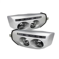 Spyder Toyota FJ Cruiser 07-14 Fog Lights W LED Daytime Running Lights w/swch- Clear FL-DRL-TFJ07-C - Mammoth Racing -