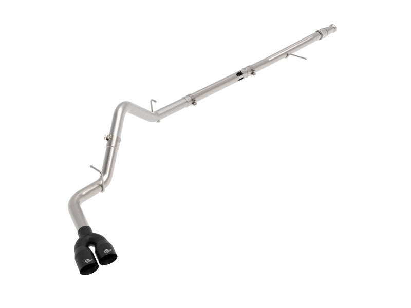 aFe Rebel XD Series 3in 304SS DPF-Back 20-21 GM Trucks L6-3.0L (td) LM2 - Dual Black Tip - Mammoth Racing -
