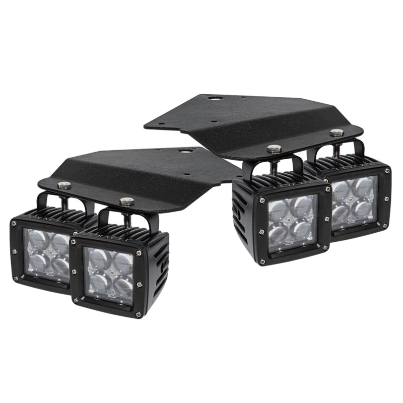 Oracle 10-14 Ford Raptor Fog Light Replacement Brackets/Lights - Mammoth Racing -