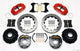 Wilwood Narrow Superlite 4R Rear P-Brk Kit 12.88in Drilled Red Chevy 12 Bolt w/ C-Clips Stggrd mt - Mammoth Racing -