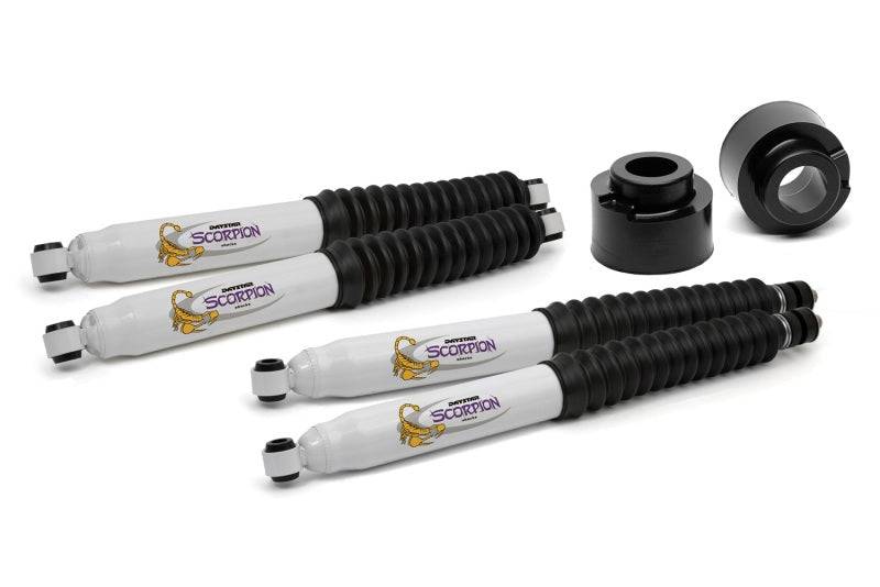 Daystar 2005-2019 Ford F-250 4WD - 2.5in Leveling Kit Front & Scorpion Shocks - Mammoth Racing -