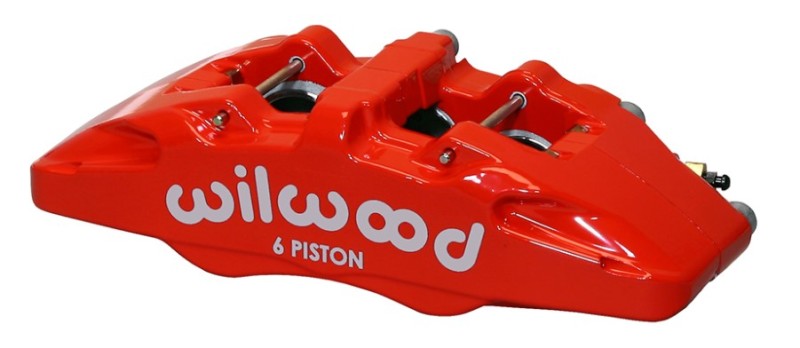 Wilwood Caliper-Forged Dynapro 6 5.25in Mount-Red-L/H 1.62/1.12/1.12in Pistons 1.10in Disc - Mammoth Racing -