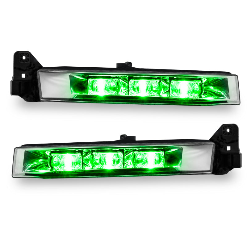 Oracle 15-21 Dodge Charger RGB+W Linear Fog Light Upgrade Kit - ColorSHIFT+W - Mammoth Racing -
