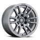Icon Vector 6 17x8.5 6x5.5 0mm Offset 4.75in BS 106.1mm Bore Titanium Wheel - Mammoth Racing -