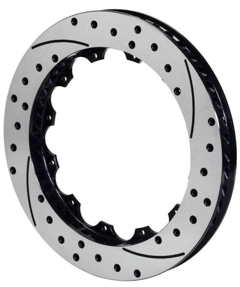 Wilwood Rotor-SRP48 SPC-37-RH-BLK-Drill 13.06 x 1.25 - 12 on 8.75in - My Store