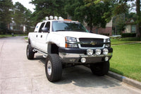 N-Fab Light Bar 99-02 Chevy Tahoe/Suburban 00-05 1500/2500/3500 - Gloss Black - Light Tabs - Mammoth Racing -