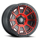 Icon Victory 17x8.5 5x5 -6mm Offset 4.5in BS Satin Black w/Red Tint Wheel - Mammoth Racing -