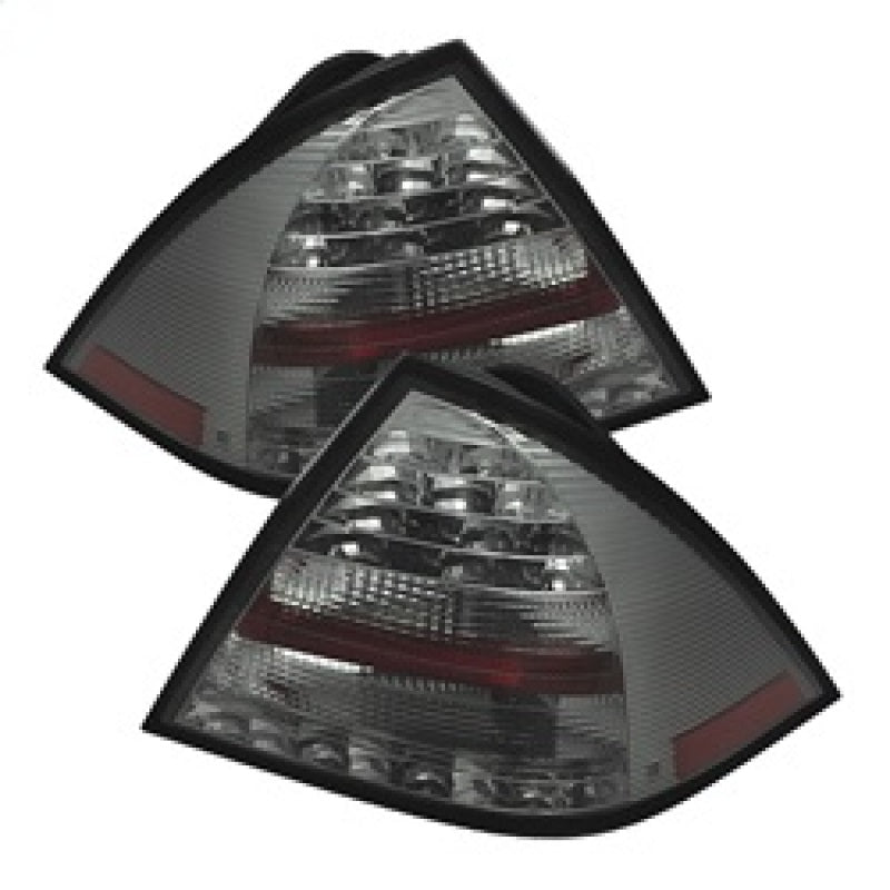 Spyder Mercedes Benz W203 C-Class 05-07 4DR Sedan LED Tail Lights Smoke ALT-YD-MBZC05-LED-SM - Mammoth Racing -
