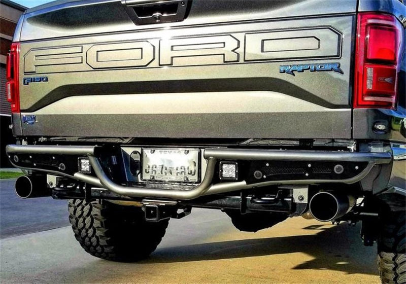 N-Fab RB-H Rear Bumper 17-18 Ford Raptor - Gloss Black - 1pc 1.75in Tubing - Mammoth Racing -