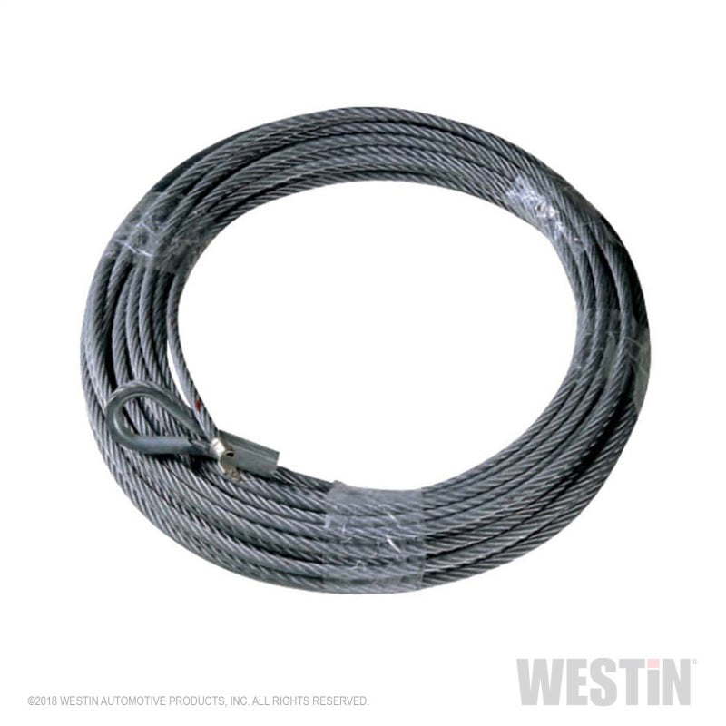 Westin Steel Rope 25/64in x 94 ft - Silver - Mammoth Racing -
