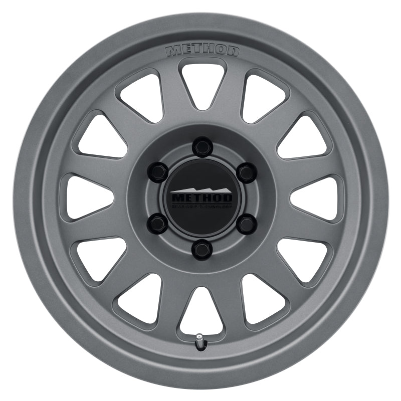 Method Mr704 15x7 +15mm Offset 5x100 56.1mm CB Matte Titanium Wheel - Mammoth Racing -