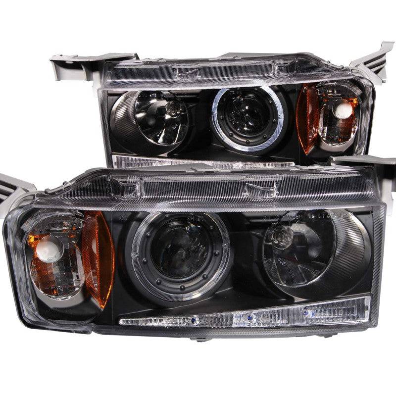 ANZO 2004-2007 Scion Xb Projector Headlights w/ Halo Black G2 - My Store