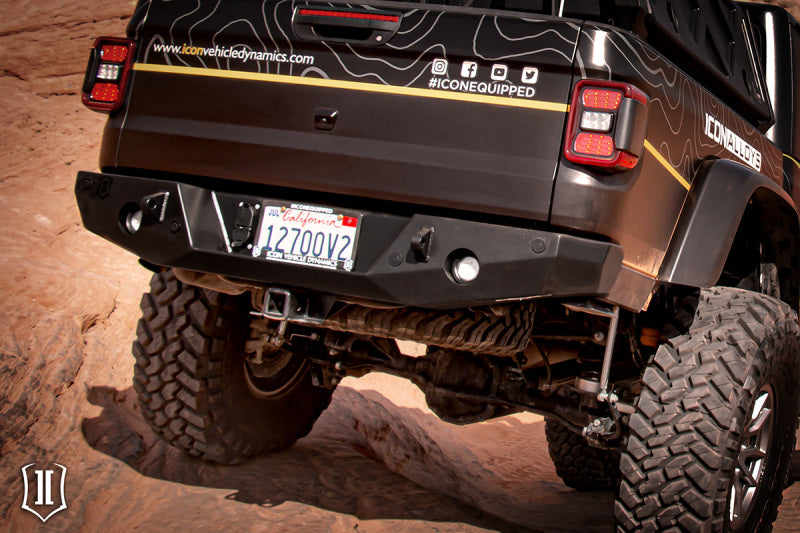 Icon 2020+ Jeep Gladiator JT Pro-Series Rear Bumper - Mammoth Racing -