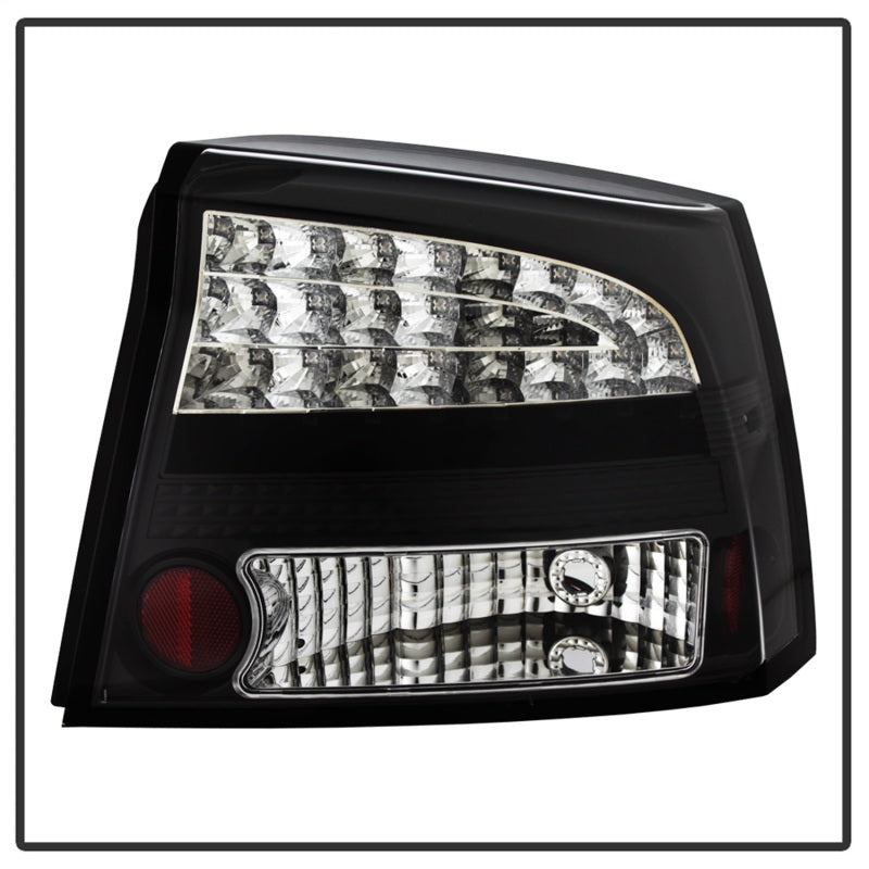 Spyder Dodge Charger 06-08 LED Tail Lights Black ALT-YD-DCH05-LED-BK - Mammoth Racing -