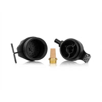 Mishimoto Universal Baffled Oil Catch Can - Black - Mammoth Racing -