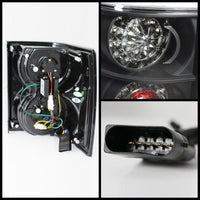 Spyder Land Rover Range Rover HSE 03-05 LED Tail Lights Black ALT-YD-LRRRH03-LED-BK - Mammoth Racing -
