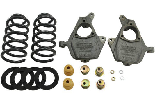 Belltech Lowering KIT 14 Silverado/Sierra Std Cab 2WD 3in or 4in Frnt/5in or 6in Rear w/o Shocks - Mammoth Racing -