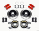 Wilwood D154 P/S P-B Kit Drilled-Red Big Ford 2.36in Offset - Mammoth Racing -