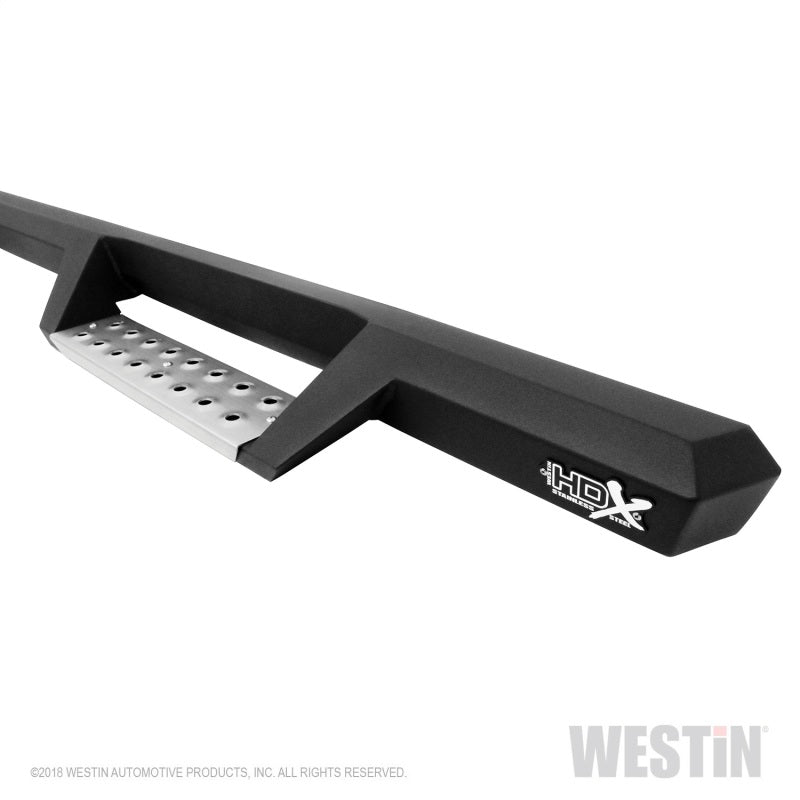 Westin/HDX 07-18 Chevrolet Silverado 2500 6.5ft Drop Wheel to Wheel Nerf Step Bars - Textured Black - Mammoth Racing -