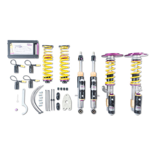KW Coilover Kit V4 2015 BMW M3 (F80) / M4 (F82) w/ Electronic Suspension - Mammoth Racing -
