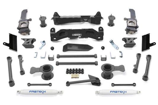 Fabtech 2015-21 Toyota 4Runner 4WD 6in Basic Sys w/Perf Shks - My Store