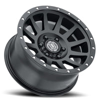 Icon Compression 18x9 6x5.5 0mm Offset 5in BS Satin Black Wheel - Mammoth Racing -