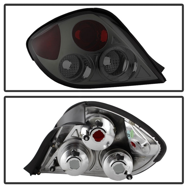 Spyder Hyundai Tiburon 03-05 Euro Style Tail Lights Smoke ALT-YD-HYT03-SM - Mammoth Racing -