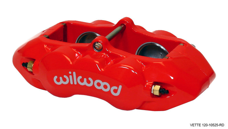 Wilwood Caliper-D8-4 Front Red 1.88in Pistons 1.25 Disc - Mammoth Racing -