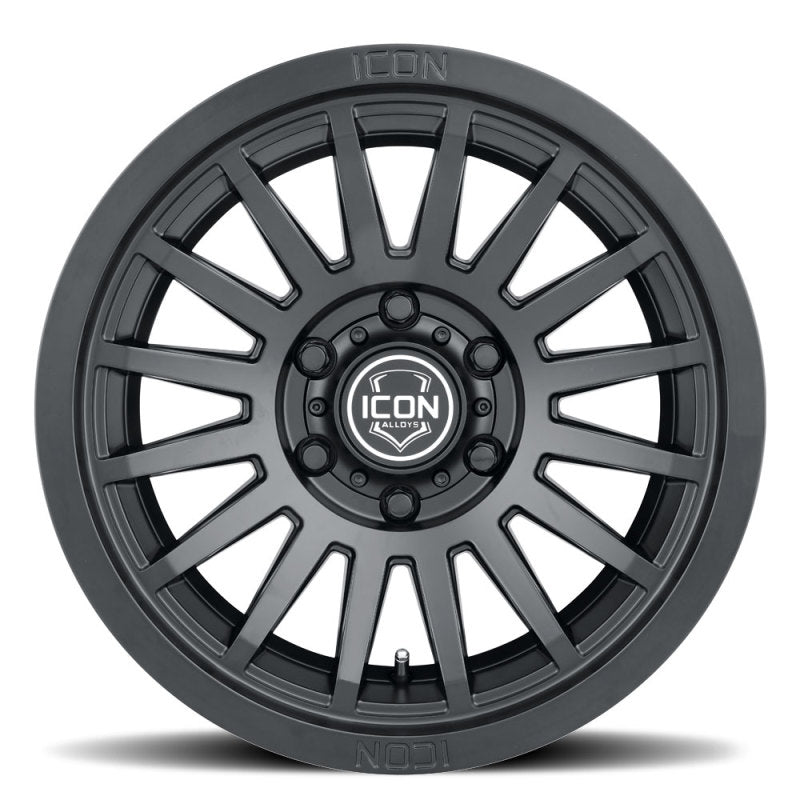 Icon Recon SLX 17x8.5 6x5.5 BP 0mm Offset 4.75in BS 106.1mm Bore Satin Black Wheel - Mammoth Racing -