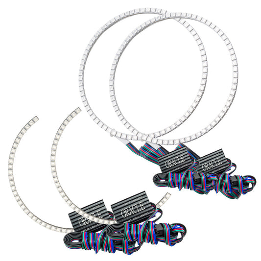 Oracle Toyota Tundra 14-17 Dual Halo Kit - ColorSHIFT w/o Controller - Mammoth Racing -