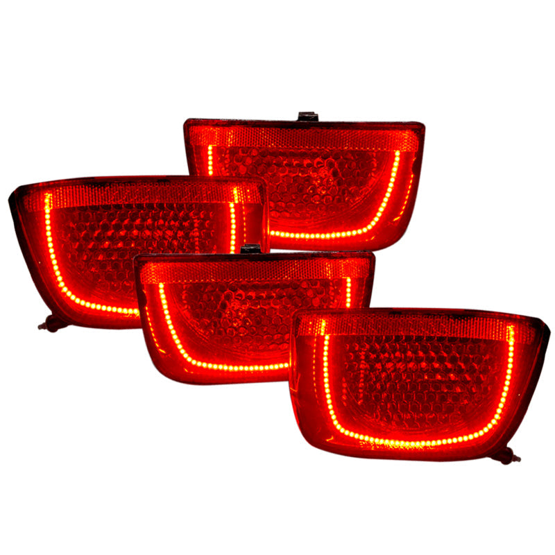 Oracle Chevy Camaro 10-13 Afterburner 2.0 Tail Light Halo Kit - Red - Mammoth Racing -