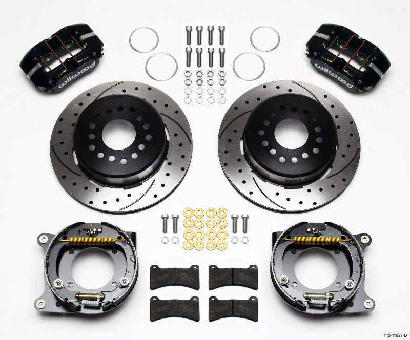 Wilwood Dynapro Low-Profile 11.00in P-Brake Kit Drilled Impala 59-64 / Corvette 57-62 - Mammoth Racing -