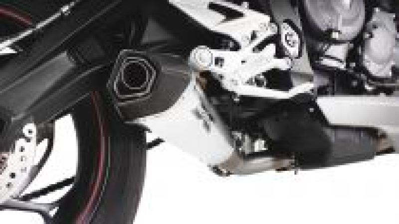 Remus 2017 Triumph Street Triple 765 S HD01 83 kW (Euro 4) Hypercone Stainless Steel Race Slip On - Mammoth Racing -