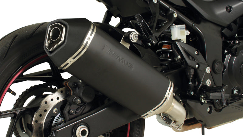 Remus 2018 Suzuki GSX-S 750 GSX-S 750 Z SD04 70 kW (Euro 4) Okami Black Slip On - Mammoth Racing -