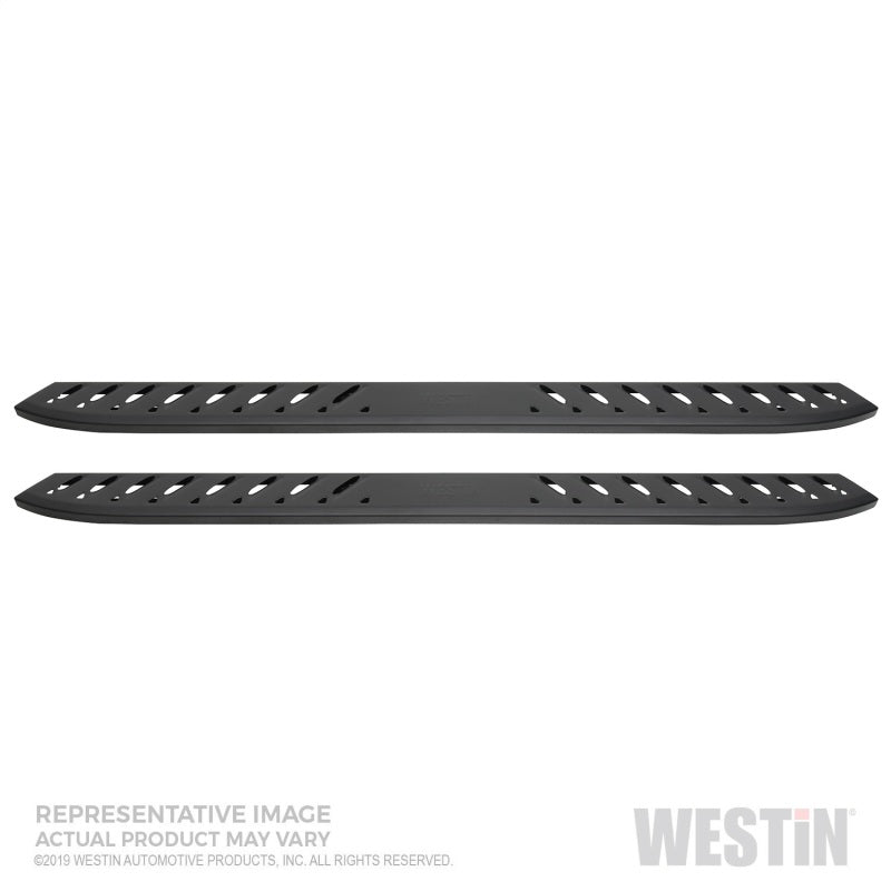 Westin 2019 Chevrolet Silverado/Sierra 1500 Crew Cab Thrasher Running Boards - Textured Black - Mammoth Racing -