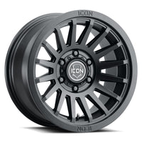 Icon Recon SLX 17x8.5 6x120 BP 0mm Offset 4.75in BS 67mm Bore Satin Black Wheel - Mammoth Racing -