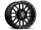 Icon Alpha 17x8.5 5x5 0mm Offset 4.75in BS 71.5mm Bore Satin Black Wheel - Mammoth Racing -